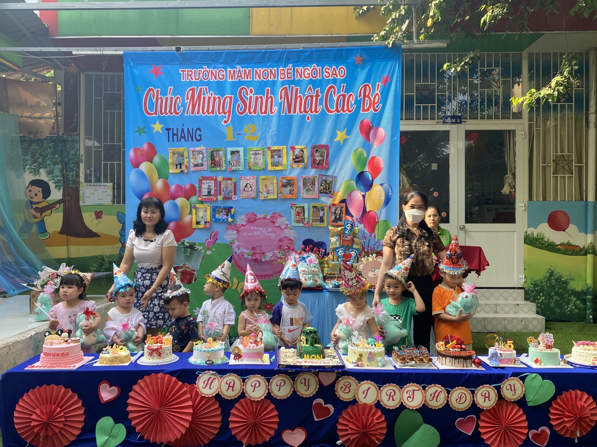 SINH NHẬT CÔ VÀ BÉ THÁNG 1,2/2023