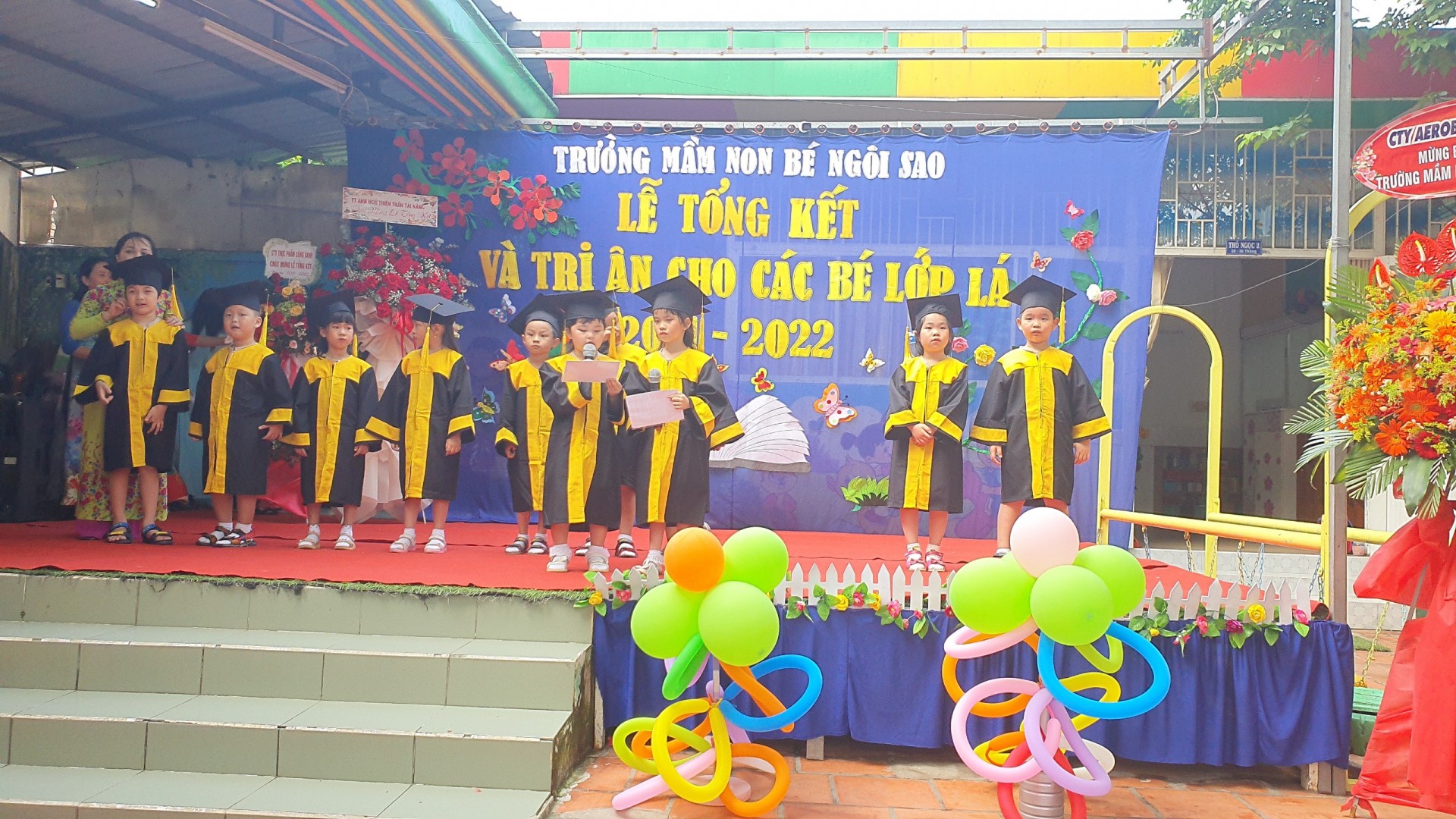 LỄ TỔNG KẾT VÀ TRI ÂN CỦA CÁC BÉ LỚP LÁ NĂM 2021-2022