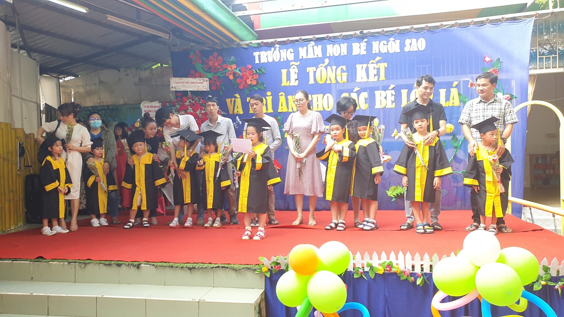 LỄ TỔNG KẾT VÀ TRI ÂN CỦA CÁC BÉ LỚP LÁ NĂM 2021-2022