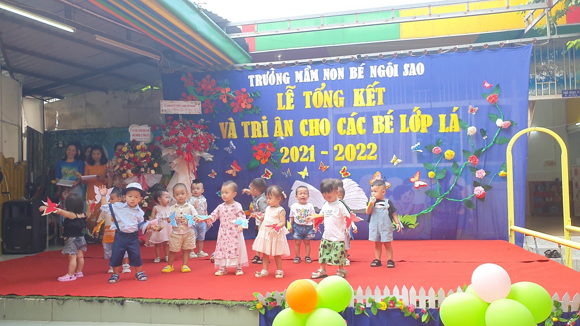 LỄ TỔNG KẾT VÀ TRI ÂN CỦA CÁC BÉ LỚP LÁ NĂM 2021-2022