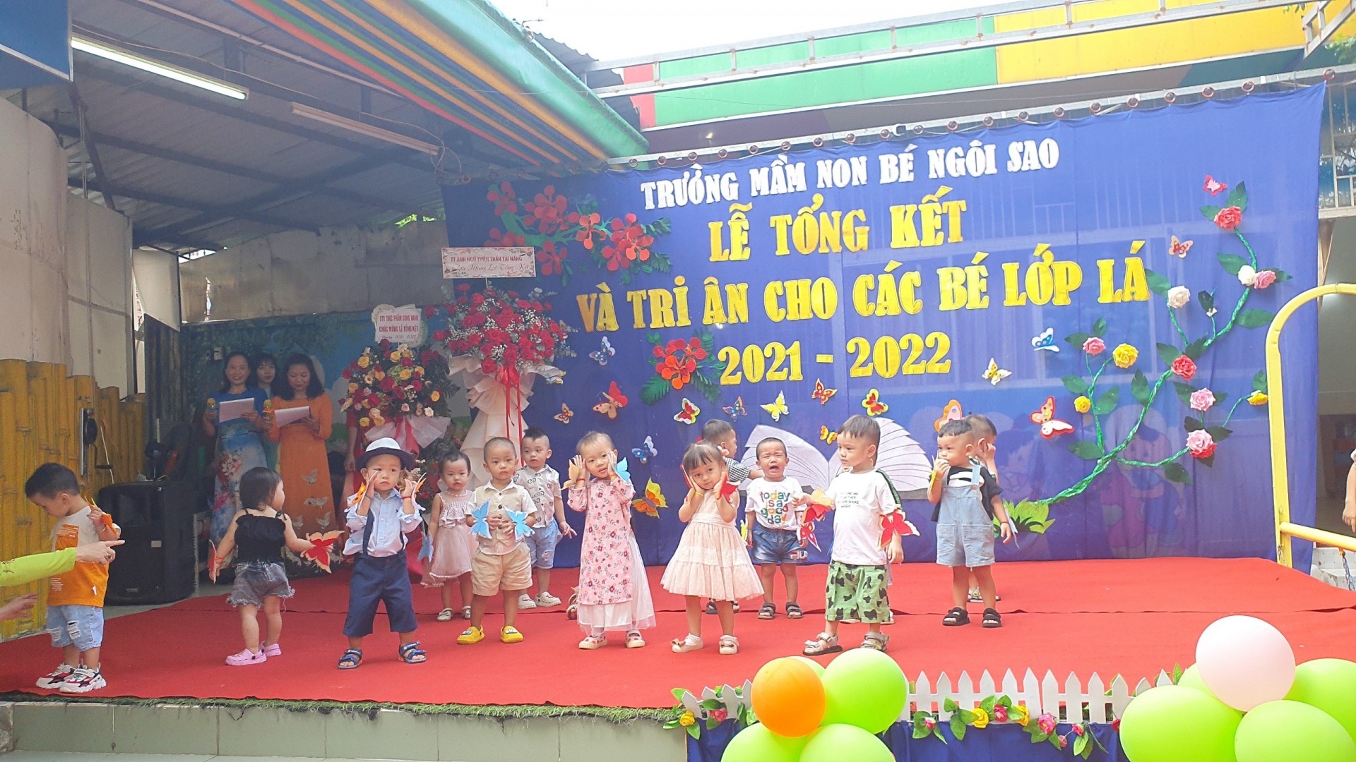 LỄ TỔNG KẾT VÀ TRI ÂN CỦA CÁC BÉ LỚP LÁ NĂM 2021-2022