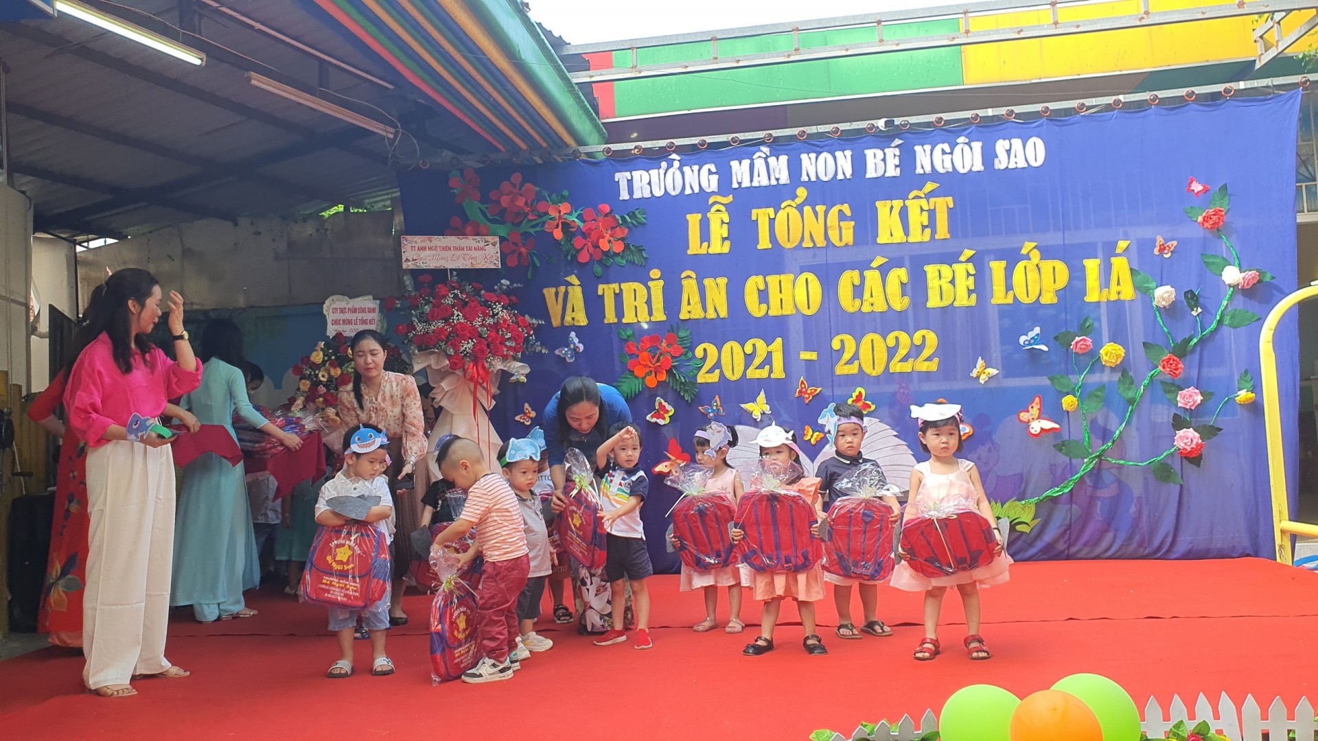 LỄ TỔNG KẾT VÀ TRI ÂN CỦA CÁC BÉ LỚP LÁ NĂM 2021-2022