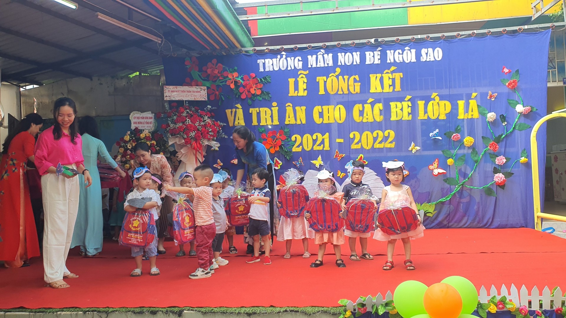 LỄ TỔNG KẾT VÀ TRI ÂN CỦA CÁC BÉ LỚP LÁ NĂM 2021-2022