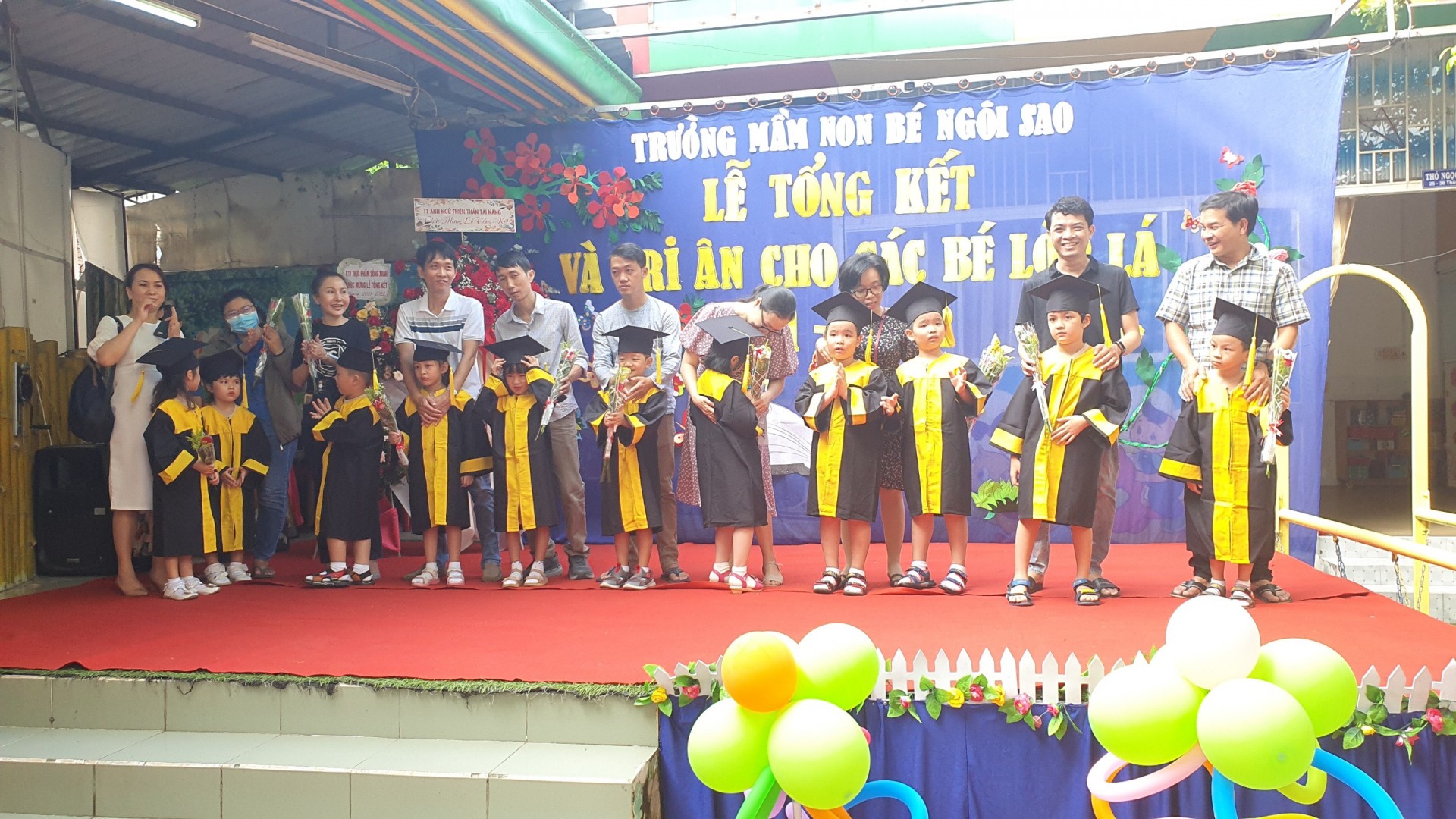 LỄ TỔNG KẾT VÀ TRI ÂN CỦA CÁC BÉ LỚP LÁ NĂM 2021-2022