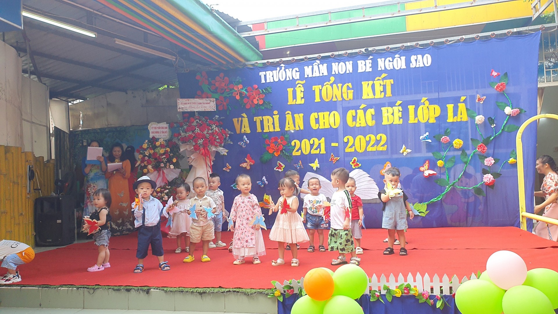 LỄ TỔNG KẾT VÀ TRI ÂN CỦA CÁC BÉ LỚP LÁ NĂM 2021-2022