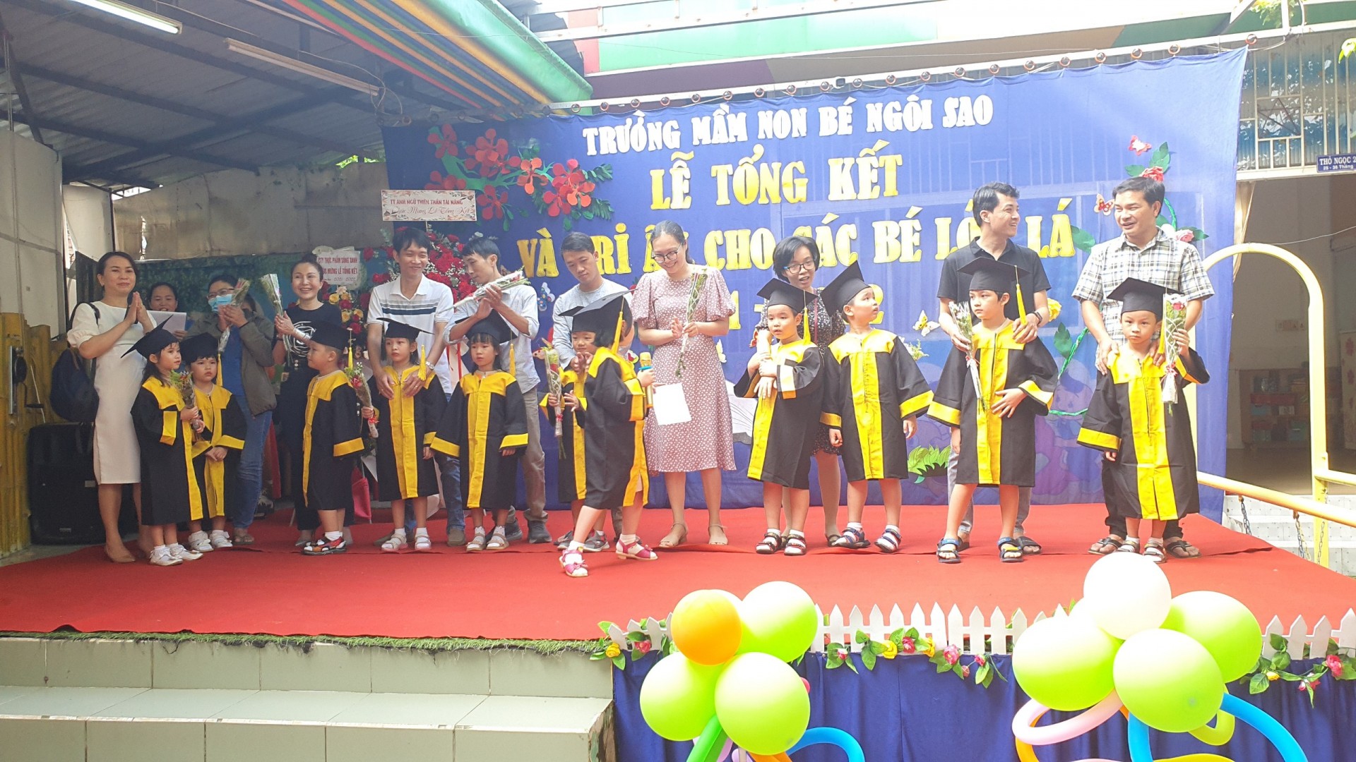 LỄ TỔNG KẾT VÀ TRI ÂN CỦA CÁC BÉ LỚP LÁ NĂM 2021-2022