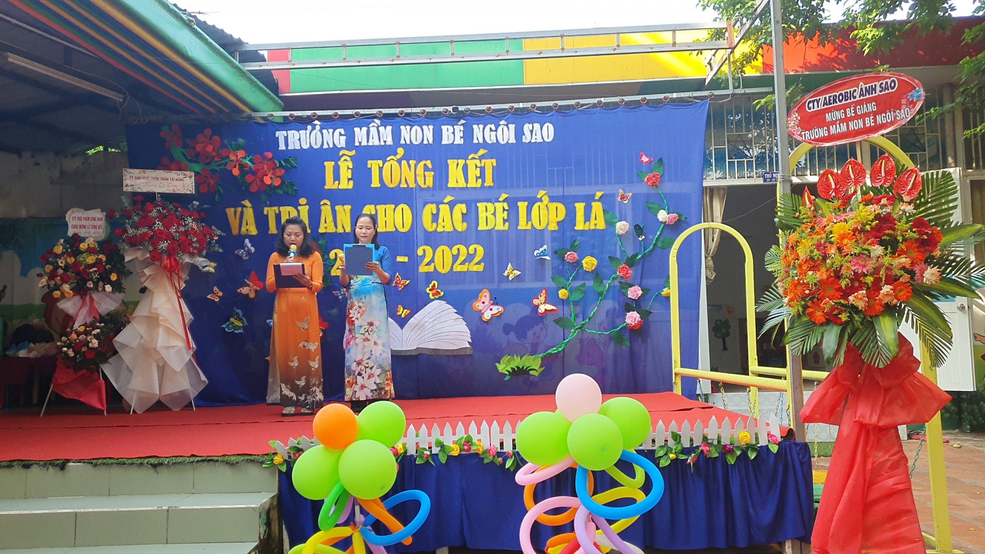 LỄ TỔNG KẾT VÀ TRI ÂN CỦA CÁC BÉ LỚP LÁ NĂM 2021-2022