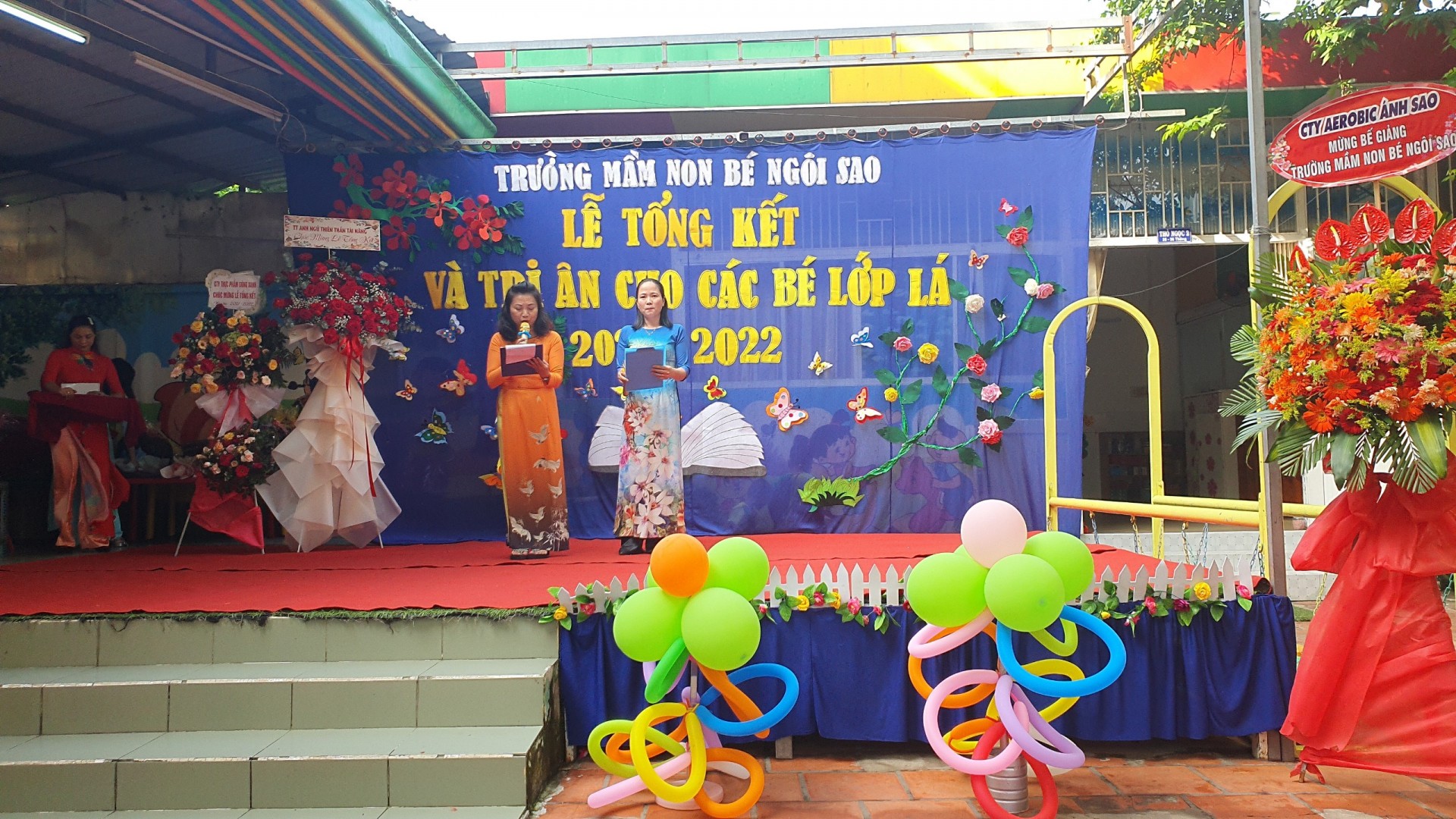 LỄ TỔNG KẾT VÀ TRI ÂN CỦA CÁC BÉ LỚP LÁ NĂM 2021-2022