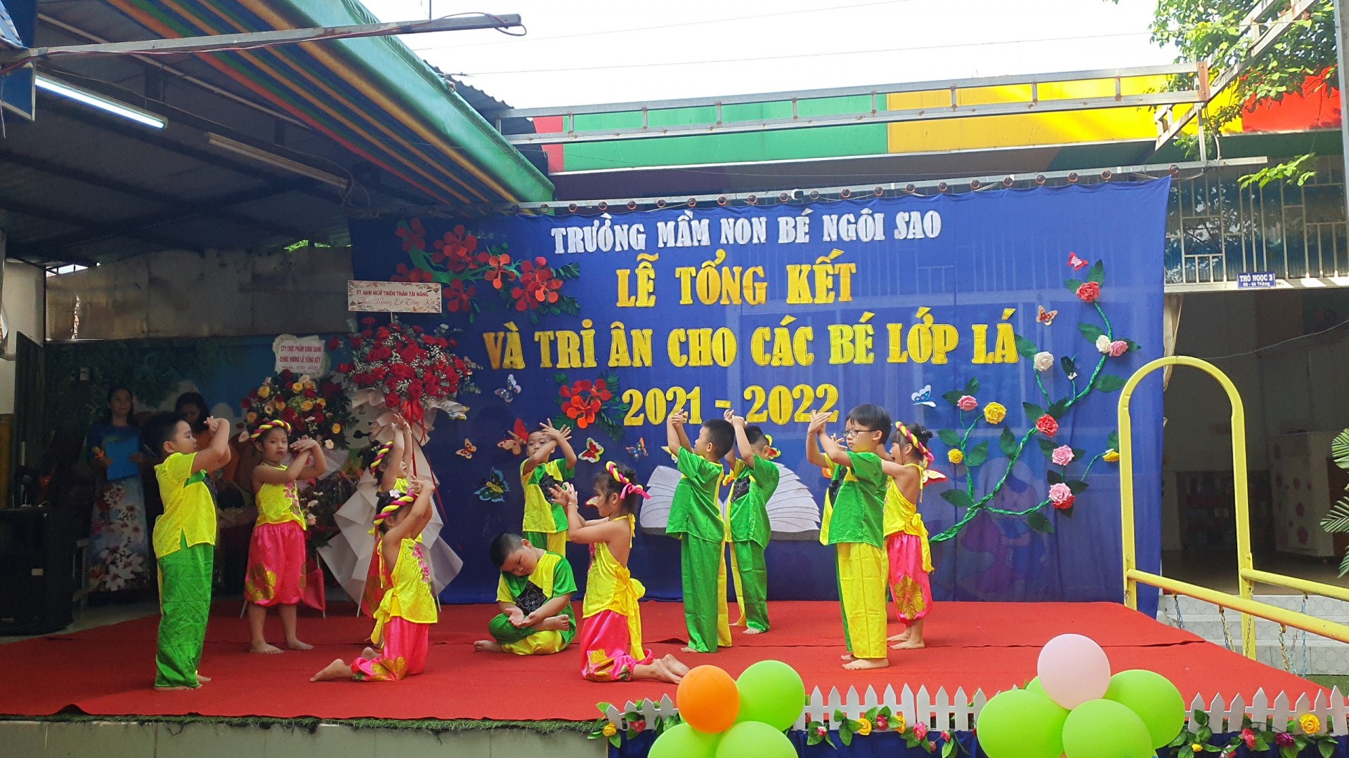 LỄ TỔNG KẾT VÀ TRI ÂN CỦA CÁC BÉ LỚP LÁ NĂM 2021-2022