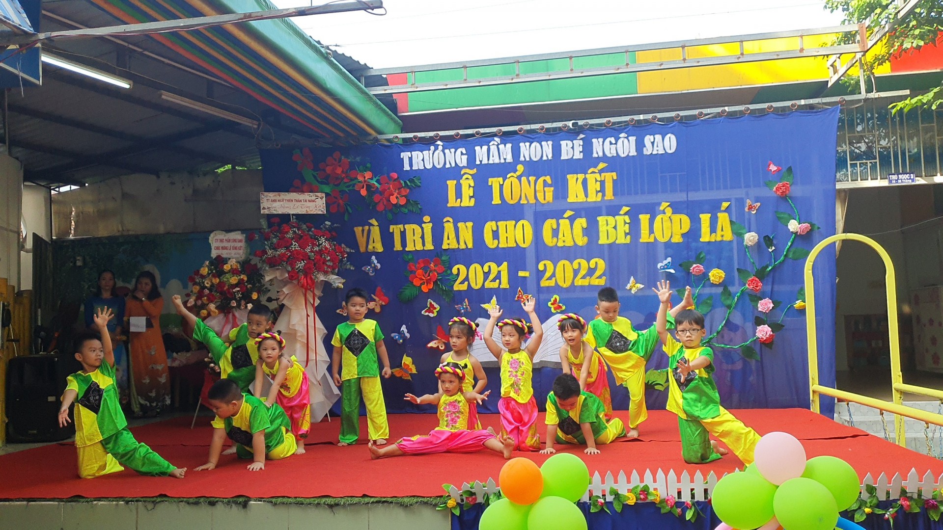 LỄ TỔNG KẾT VÀ TRI ÂN CỦA CÁC BÉ LỚP LÁ NĂM 2021-2022