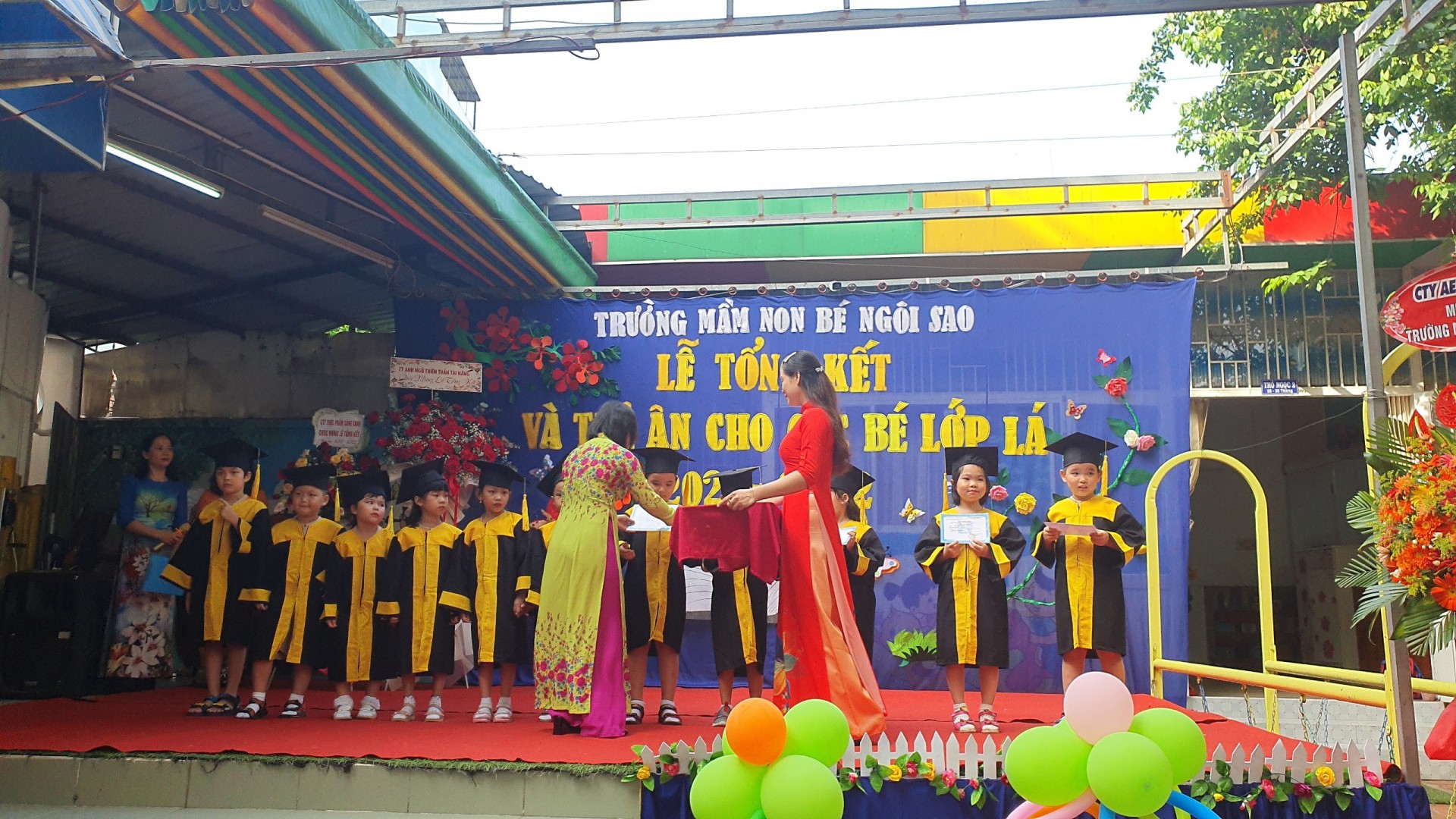 LỄ TỔNG KẾT VÀ TRI ÂN CỦA CÁC BÉ LỚP LÁ NĂM 2021-2022