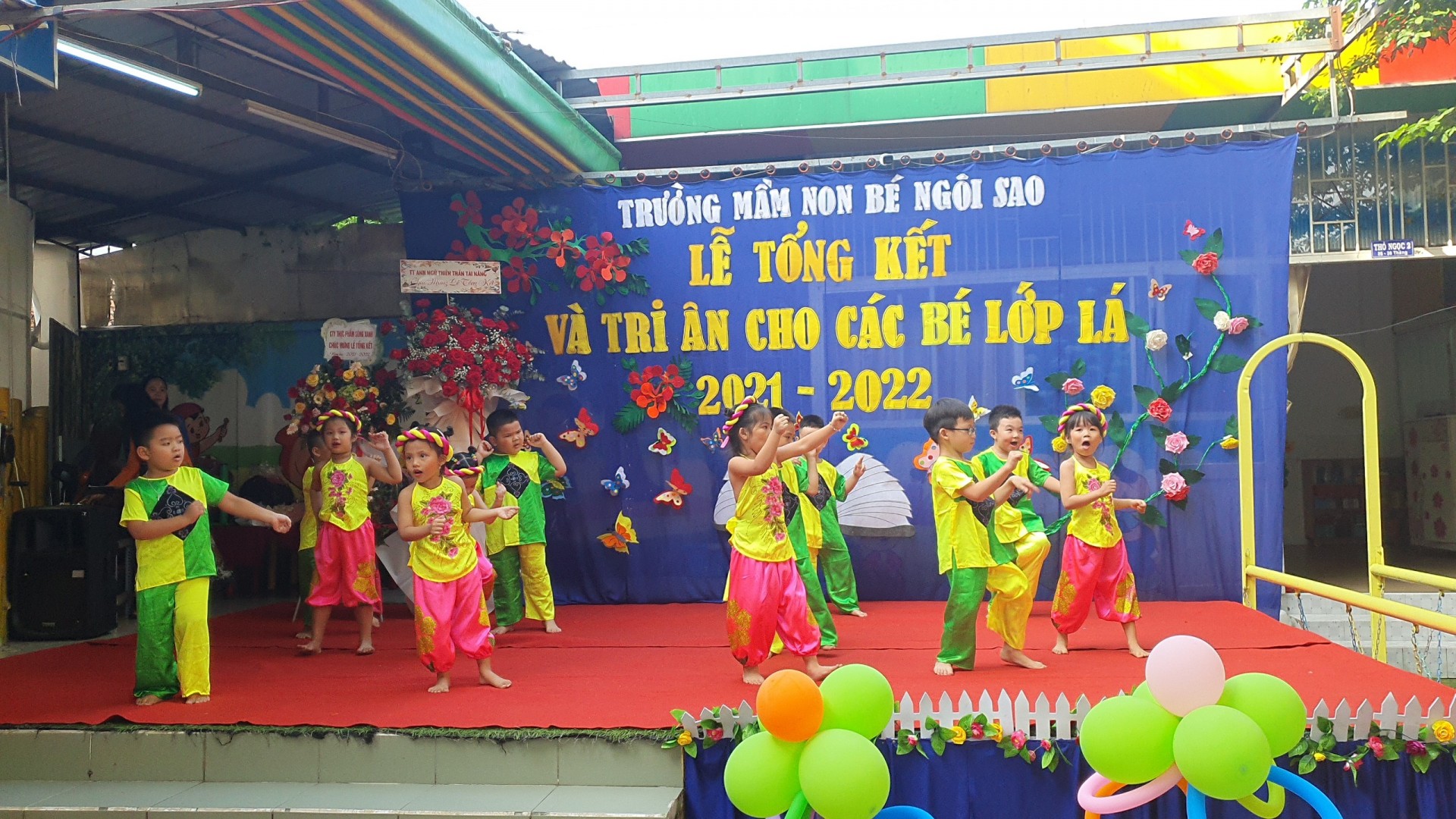 LỄ TỔNG KẾT VÀ TRI ÂN CỦA CÁC BÉ LỚP LÁ NĂM 2021-2022