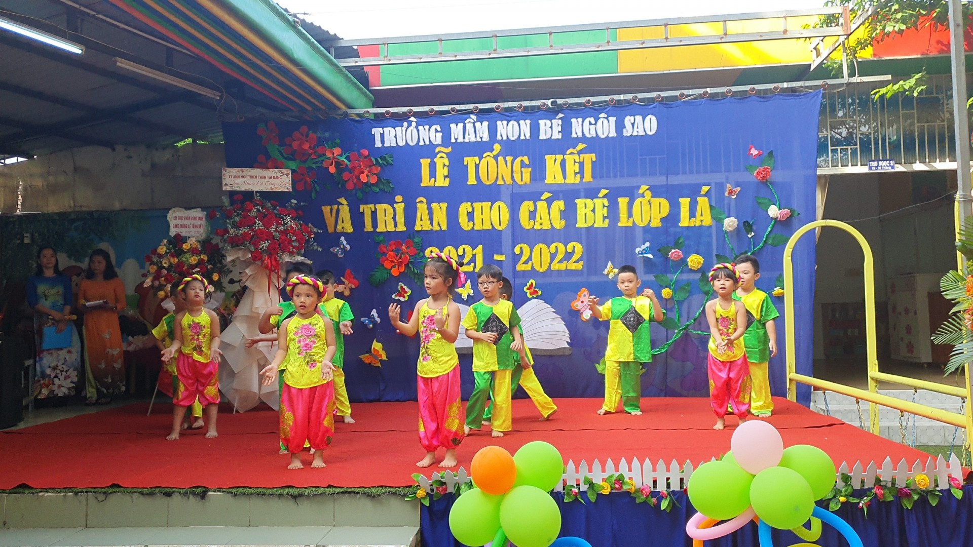 LỄ TỔNG KẾT VÀ TRI ÂN CỦA CÁC BÉ LỚP LÁ NĂM 2021-2022