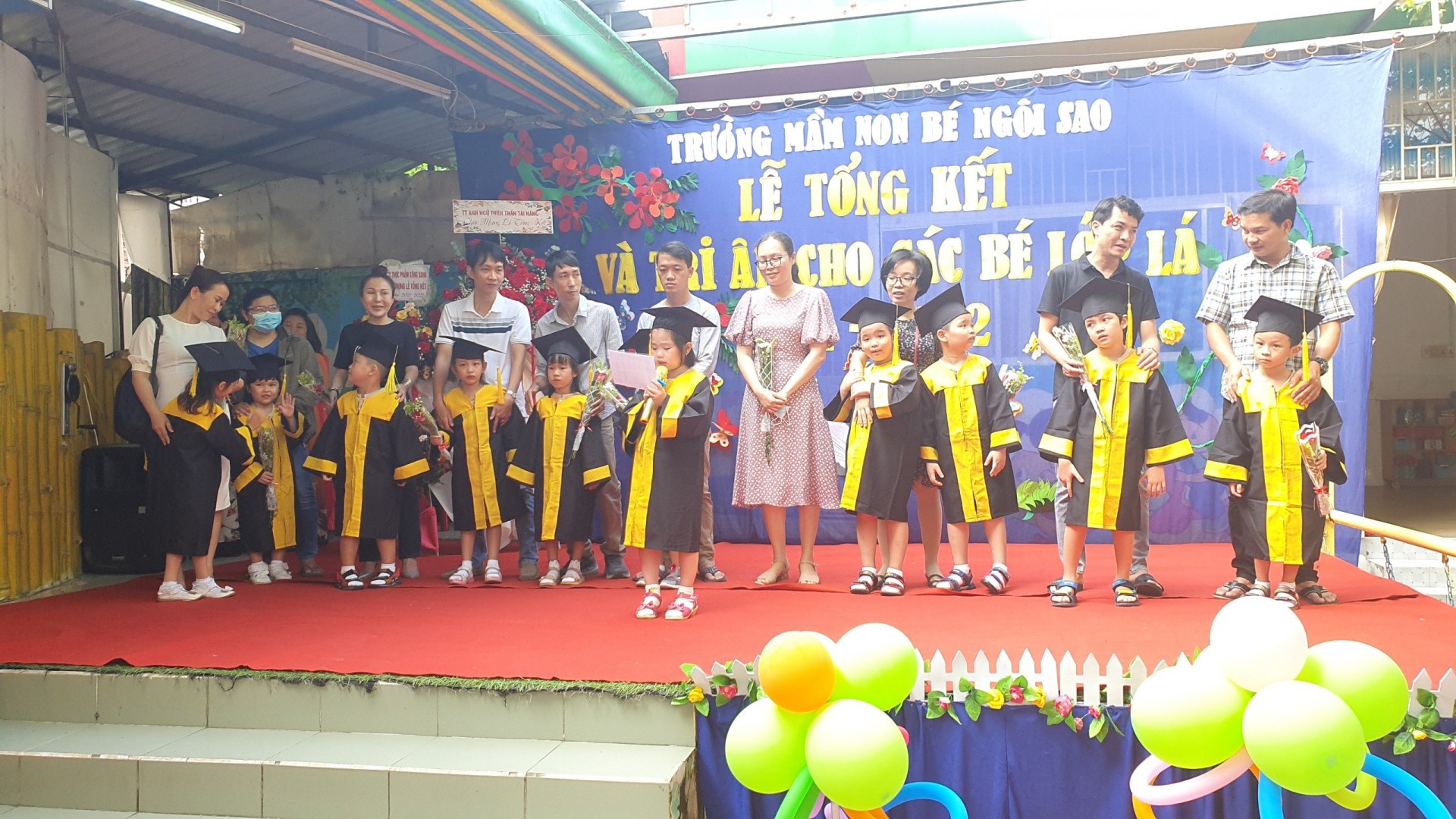 LỄ TỔNG KẾT VÀ TRI ÂN CỦA CÁC BÉ LỚP LÁ NĂM 2021-2022