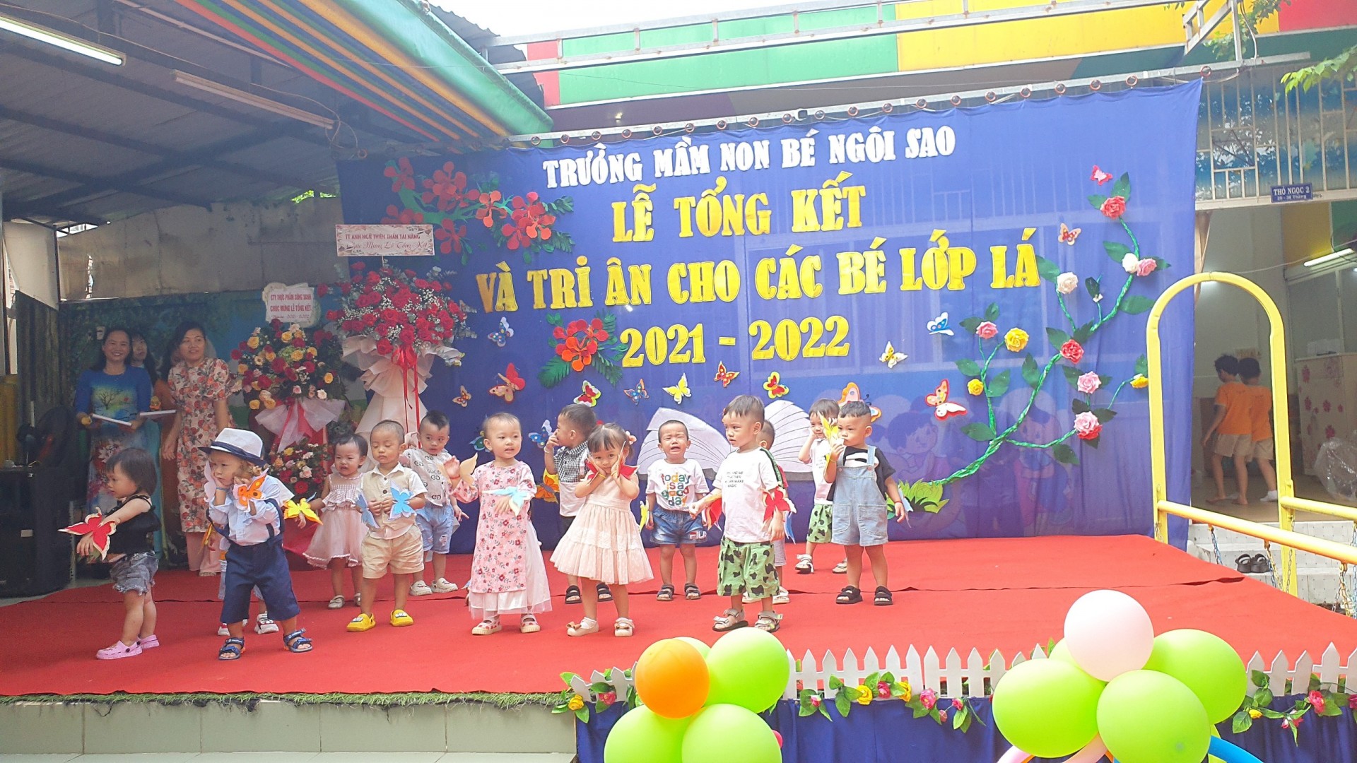 LỄ TỔNG KẾT VÀ TRI ÂN CỦA CÁC BÉ LỚP LÁ NĂM 2021-2022