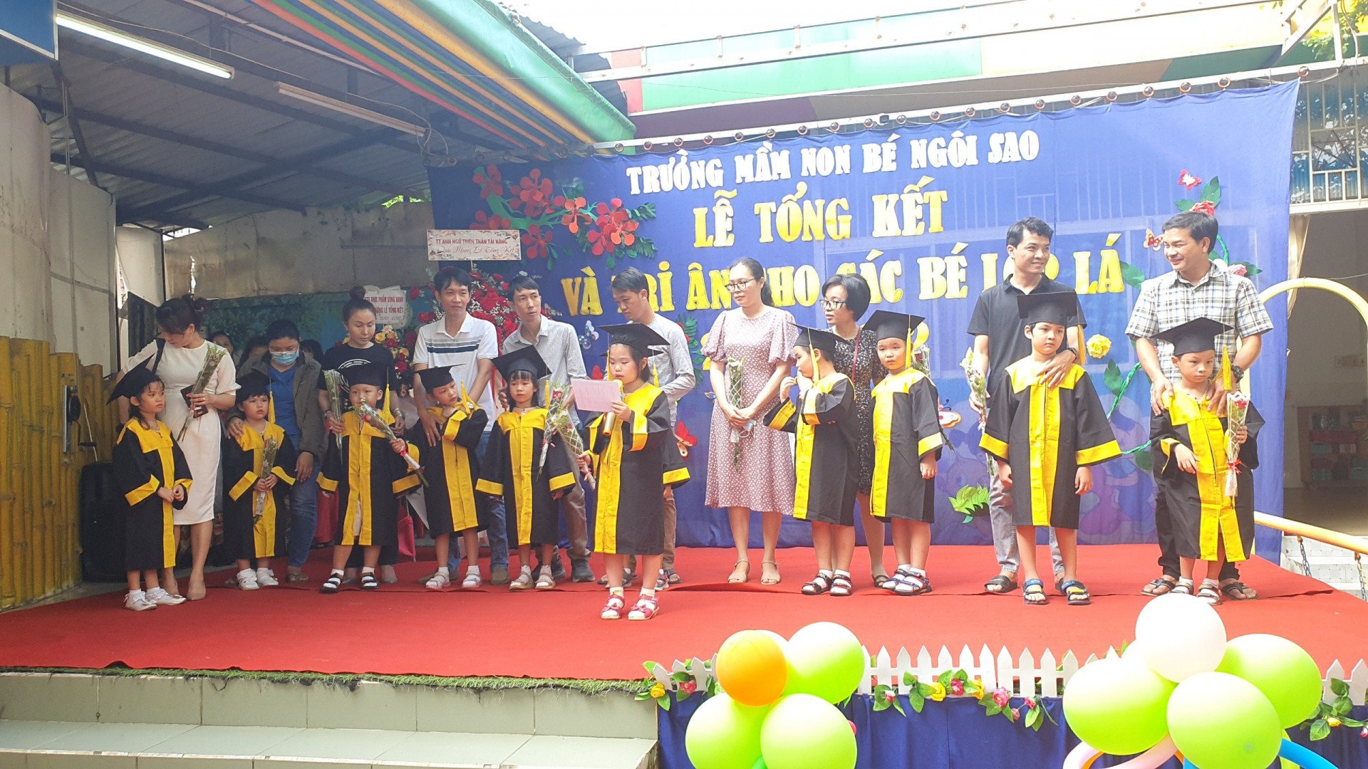 LỄ TỔNG KẾT VÀ TRI ÂN CỦA CÁC BÉ LỚP LÁ NĂM 2021-2022