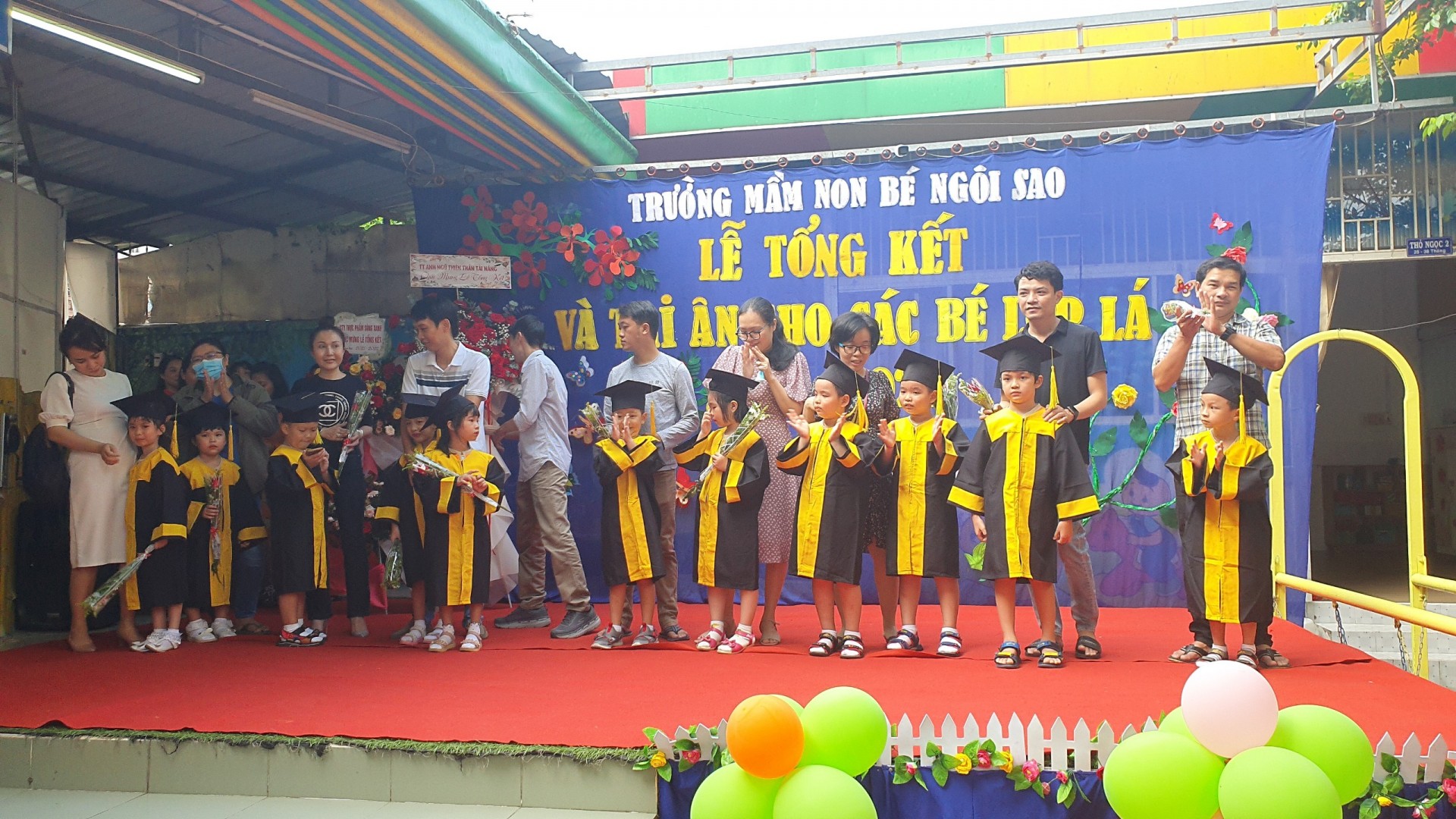 LỄ TỔNG KẾT VÀ TRI ÂN CỦA CÁC BÉ LỚP LÁ NĂM 2021-2022