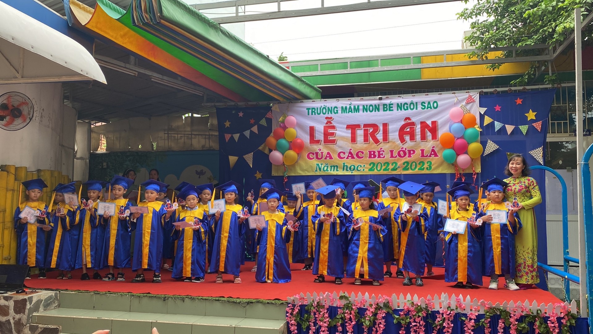 LỄ TRI ÂN CỦA CÁC BÉ LỚP LÁ NH - 2022 - 2023