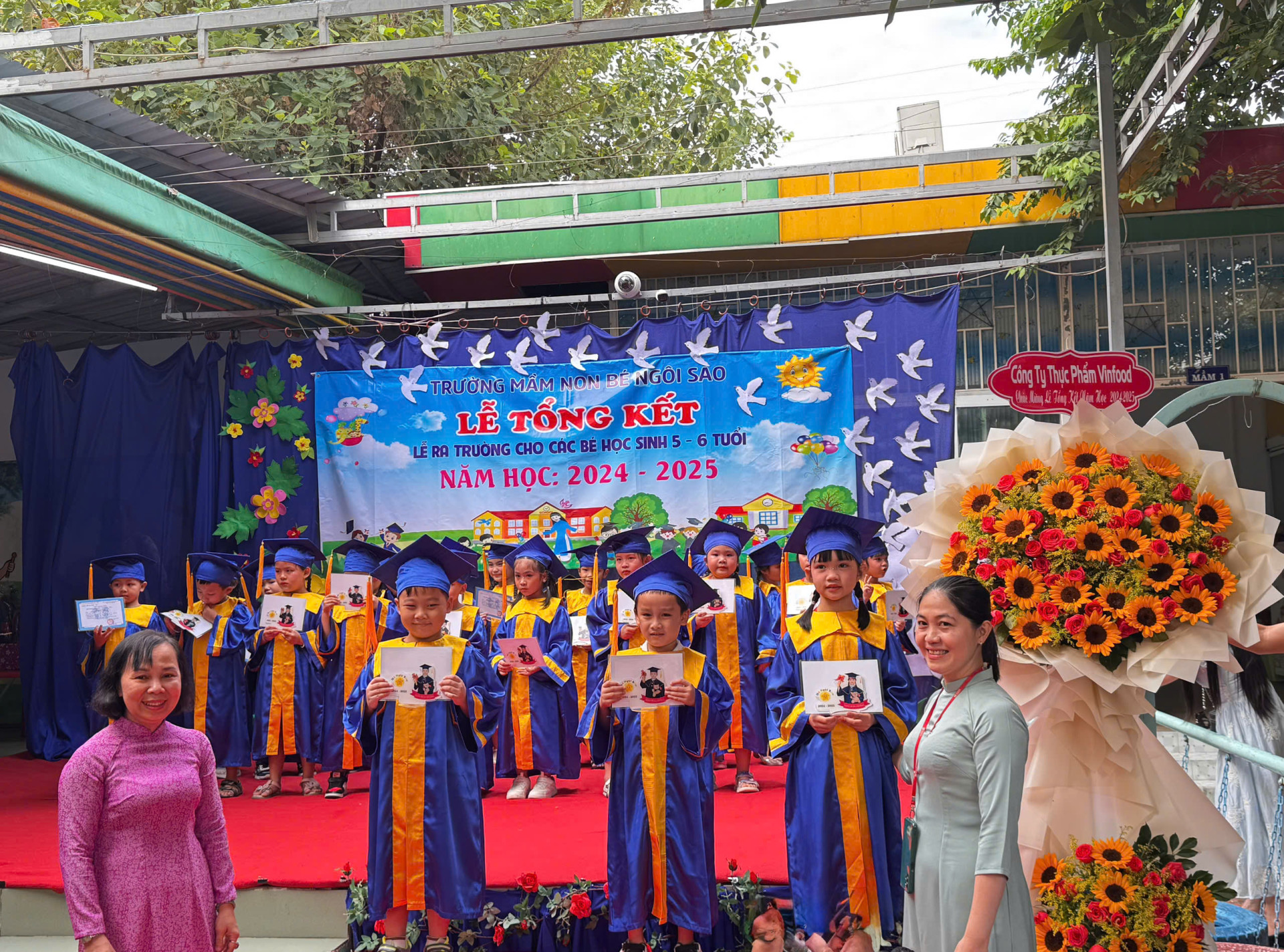 LỄ TỔNG KẾT VÀ TRI ÂN CỦA CÁC BÉ LỚP LÁ 2024-2025