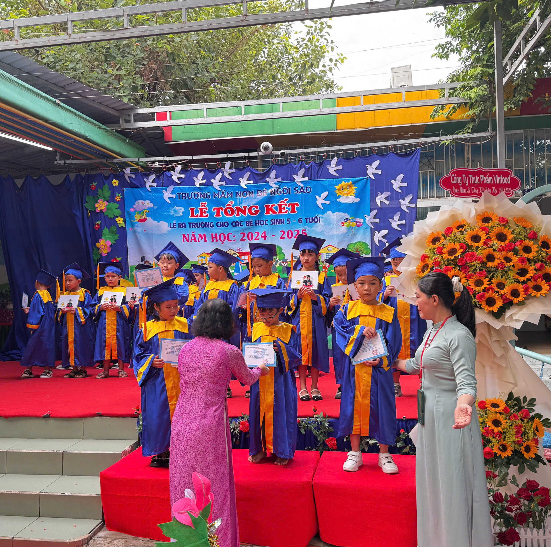 LỄ TỔNG KẾT VÀ TRI ÂN CỦA CÁC BÉ LỚP LÁ 2024-2025