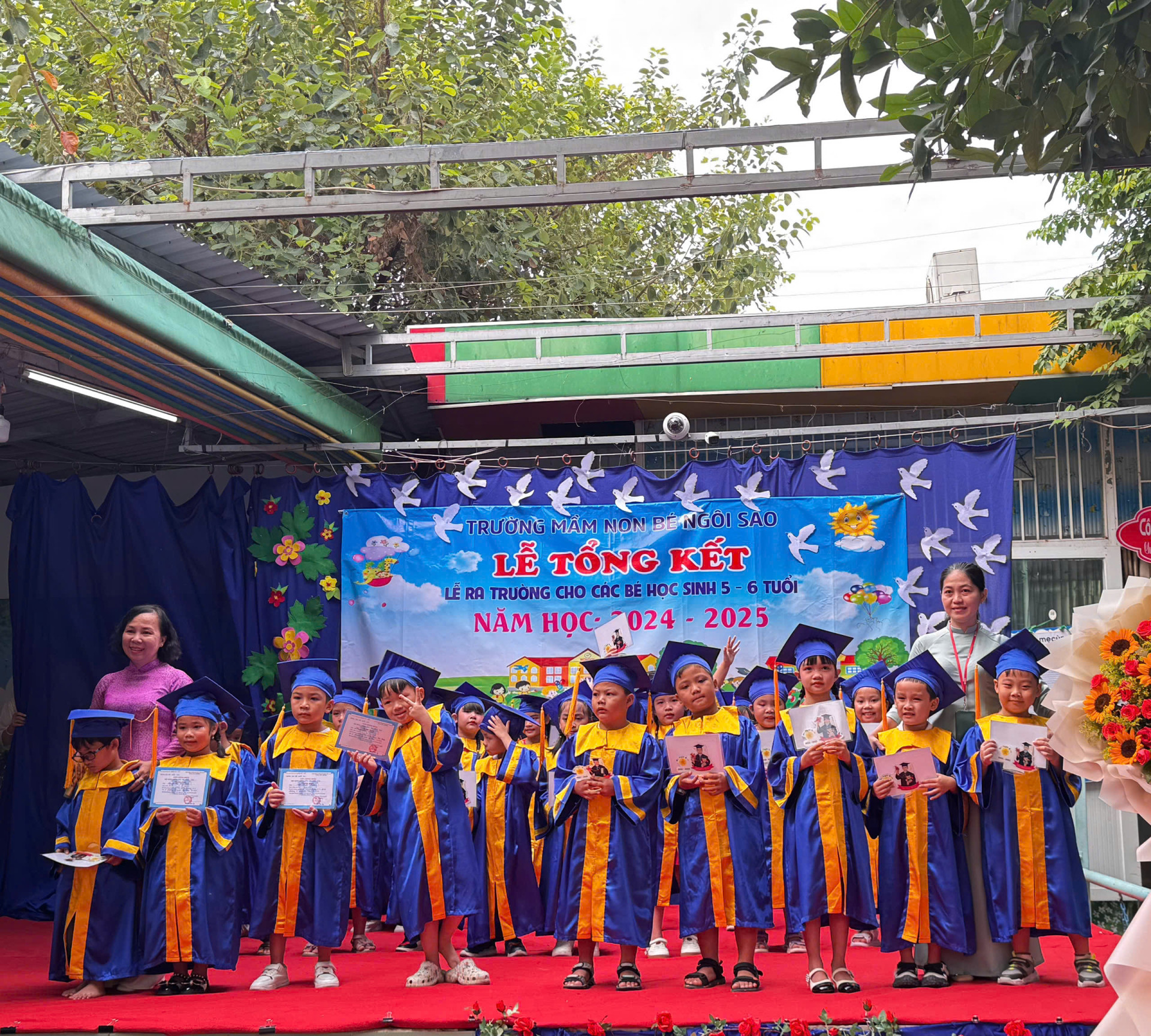 LỄ TỔNG KẾT VÀ TRI ÂN CỦA CÁC BÉ LỚP LÁ 2024-2025