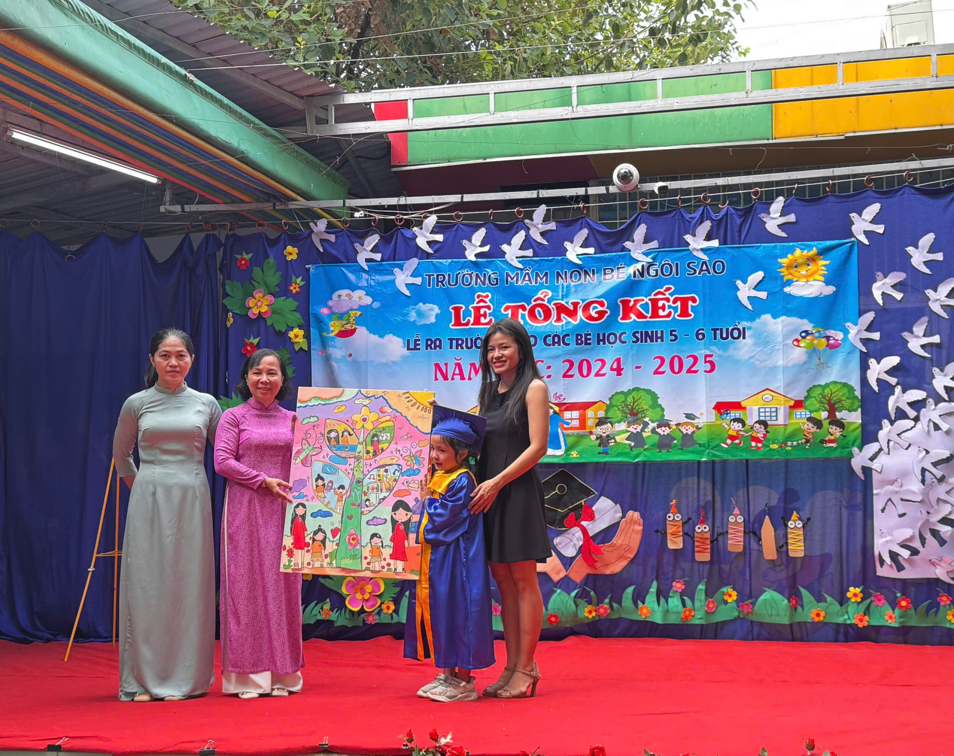 LỄ TỔNG KẾT VÀ TRI ÂN CỦA CÁC BÉ LỚP LÁ 2024-2025