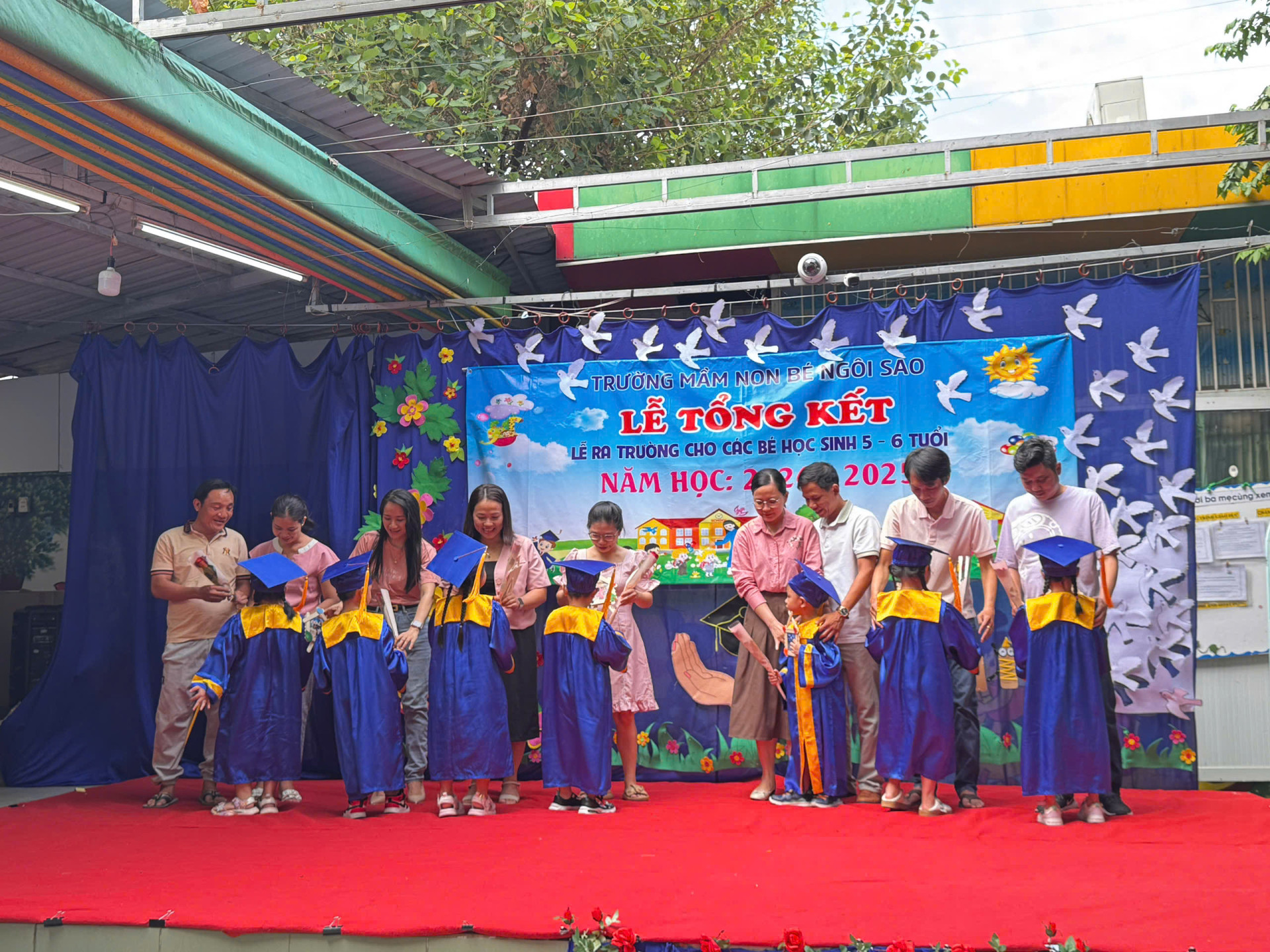 LỄ TỔNG KẾT VÀ TRI ÂN CỦA CÁC BÉ LỚP LÁ 2024-2025