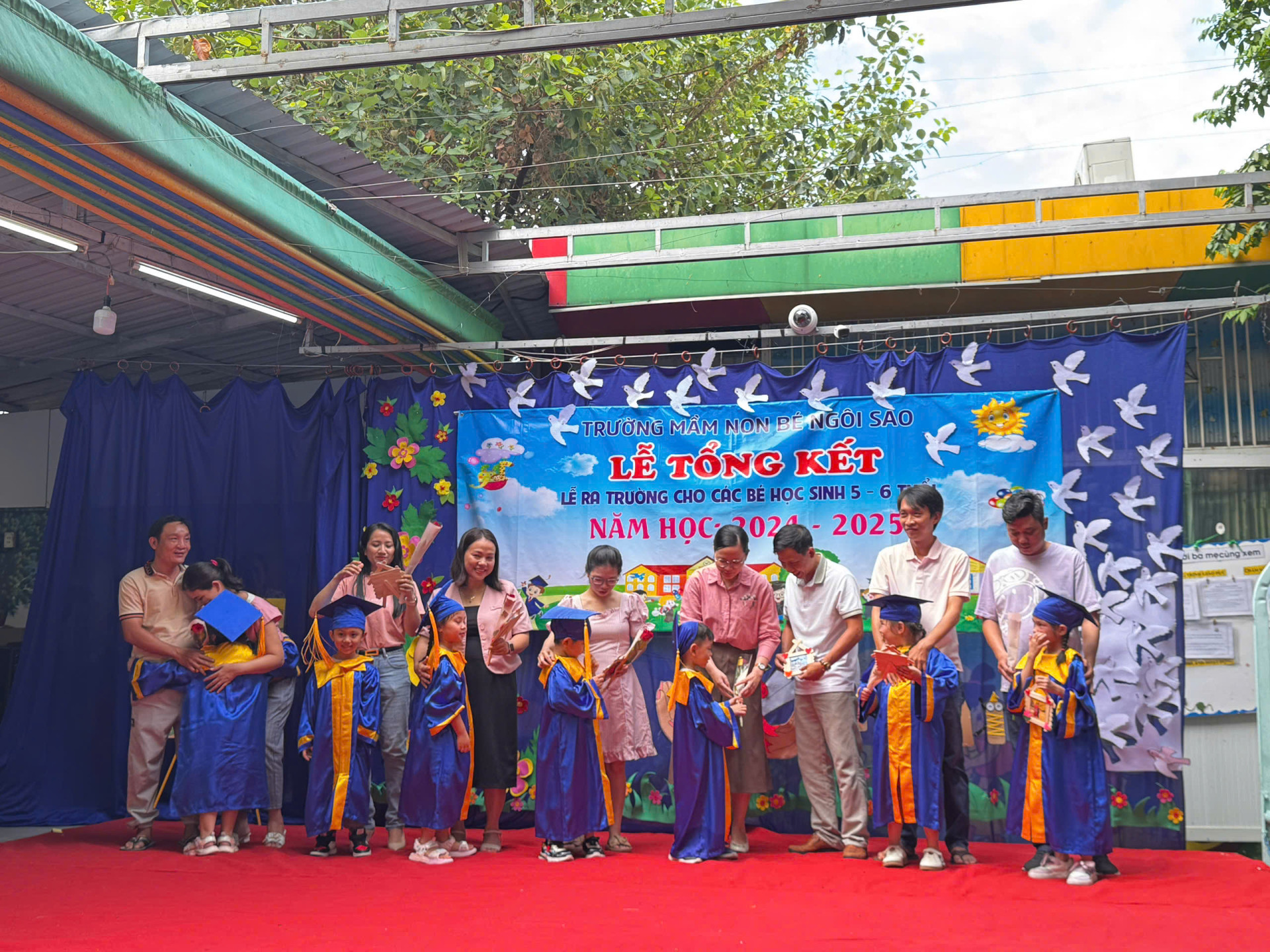 LỄ TỔNG KẾT VÀ TRI ÂN CỦA CÁC BÉ LỚP LÁ 2024-2025