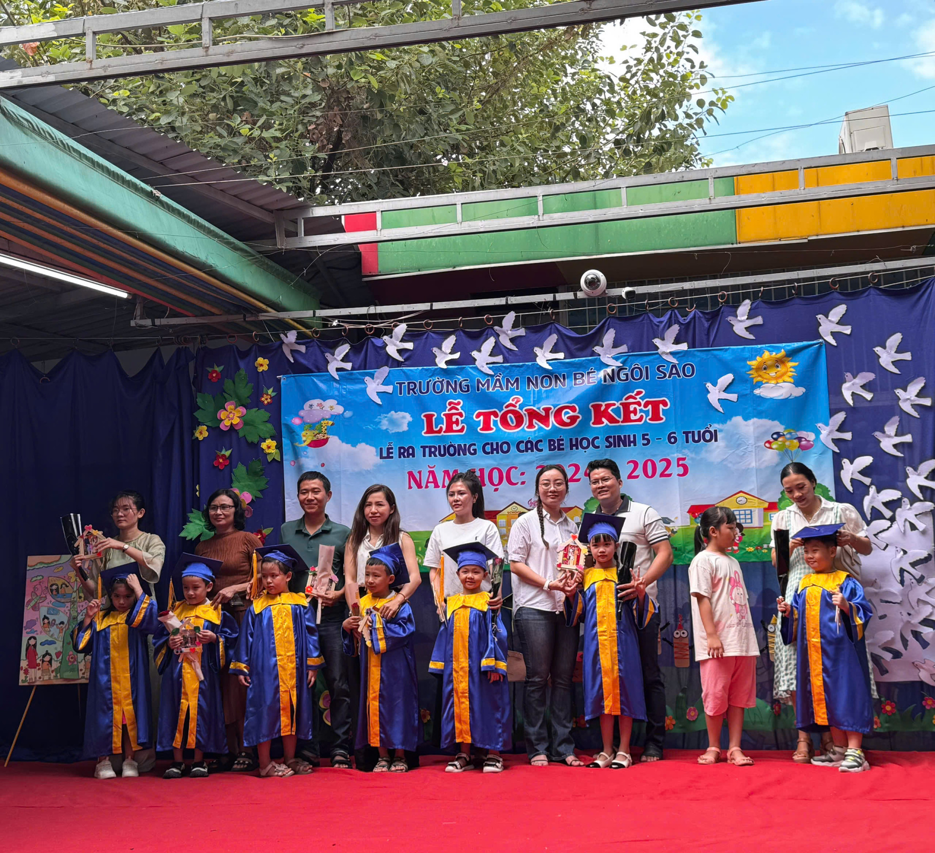 LỄ TỔNG KẾT VÀ TRI ÂN CỦA CÁC BÉ LỚP LÁ 2024-2025