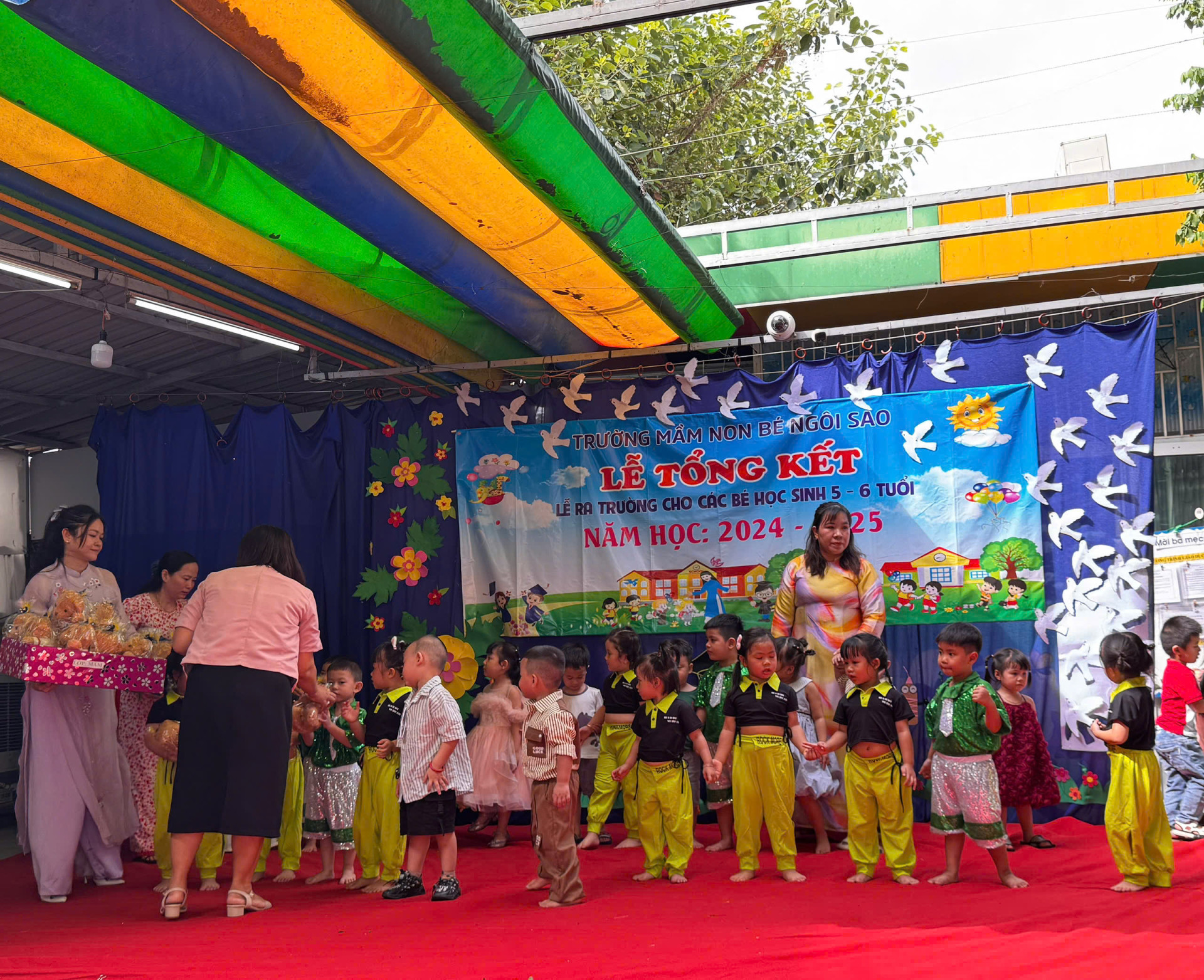 LỄ TỔNG KẾT VÀ TRI ÂN CỦA CÁC BÉ LỚP LÁ 2024-2025